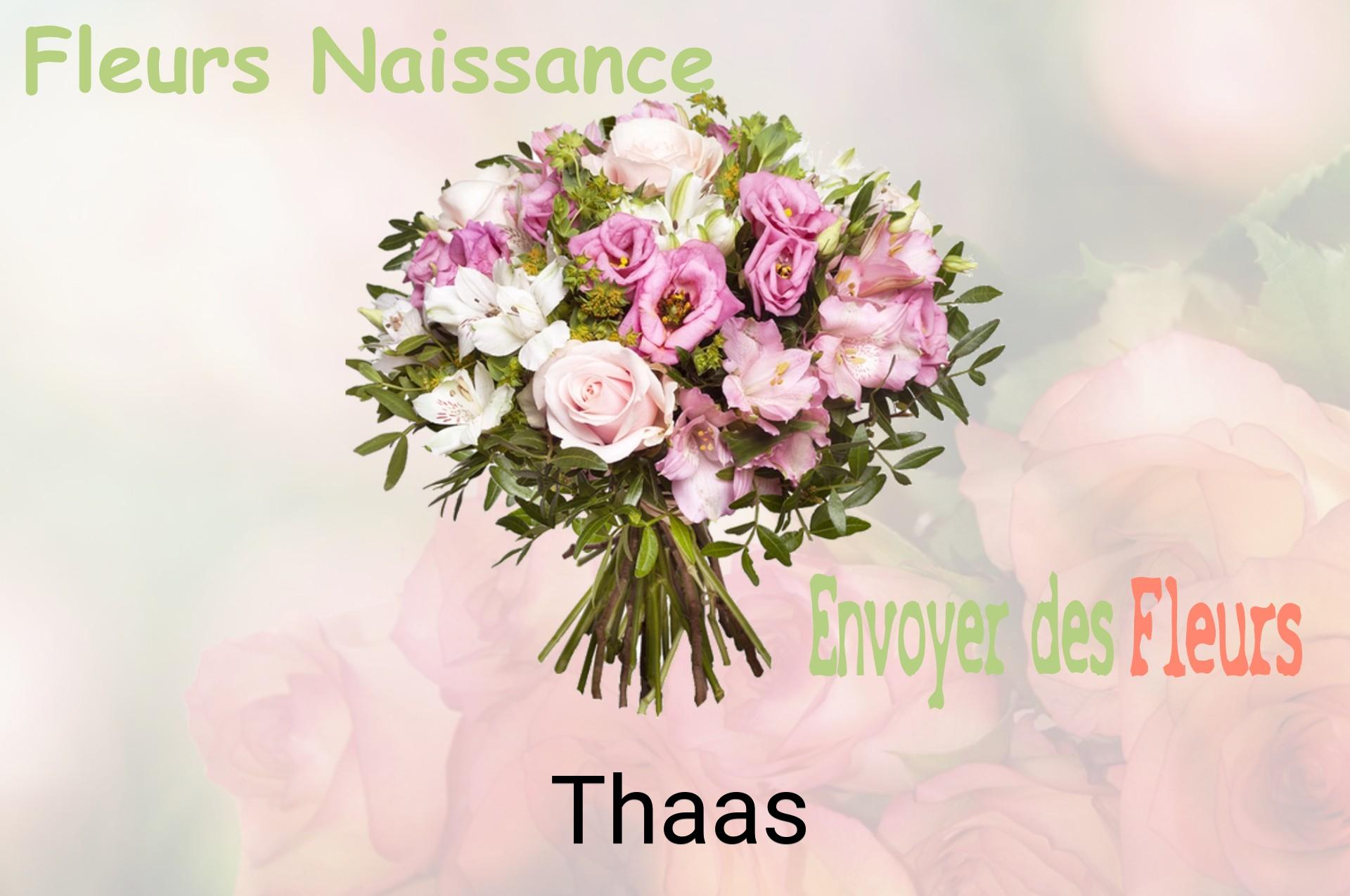 Bouquet de fleurs de naissance livré à Thaas